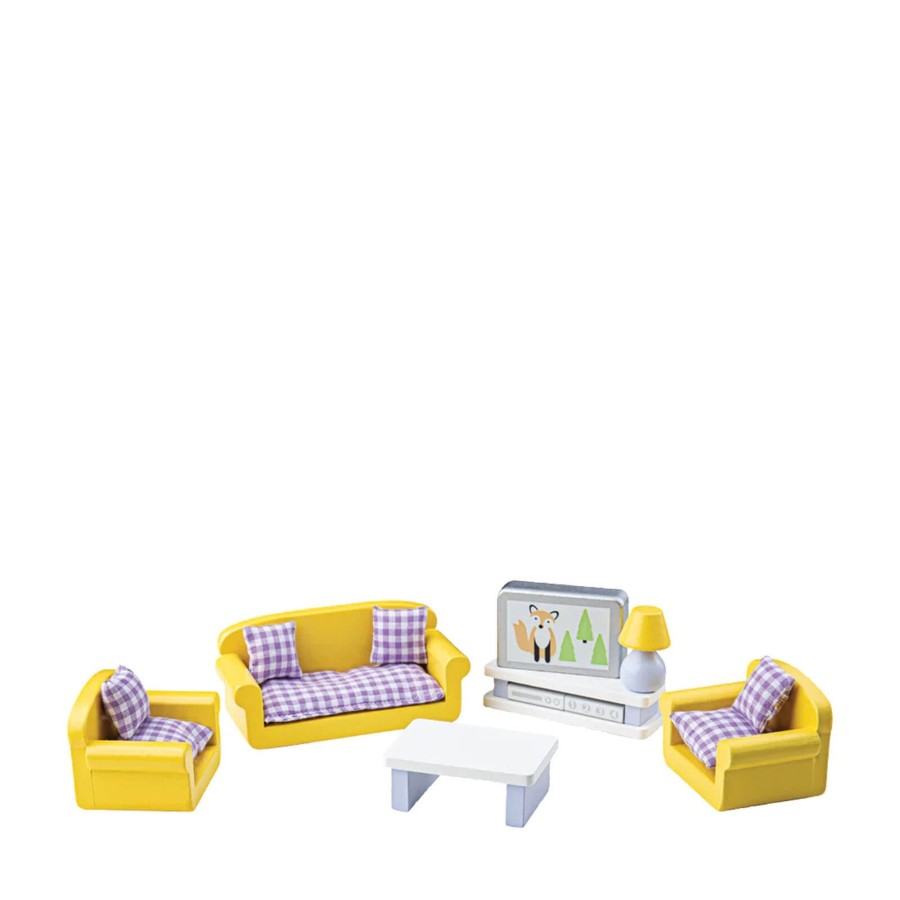 Toys Tidlo Dolls, Dolls Houses | Wooden Living Room Furniture