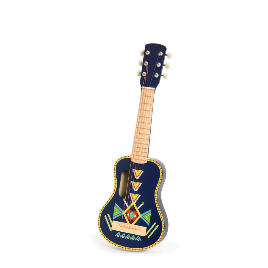 Toys Djeco Musical Instruments | Animambo Guitar With Metal Strings