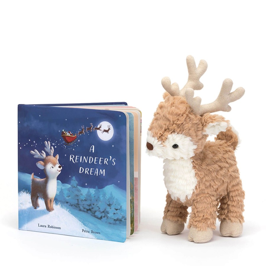 Toys Jellycat Books | A Reindeers Dream - Book