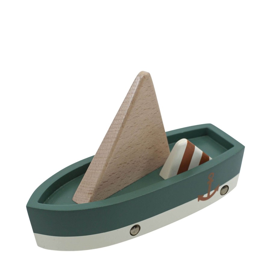 Toys Sebra Wooden Toys | Wooden Sailing Boat