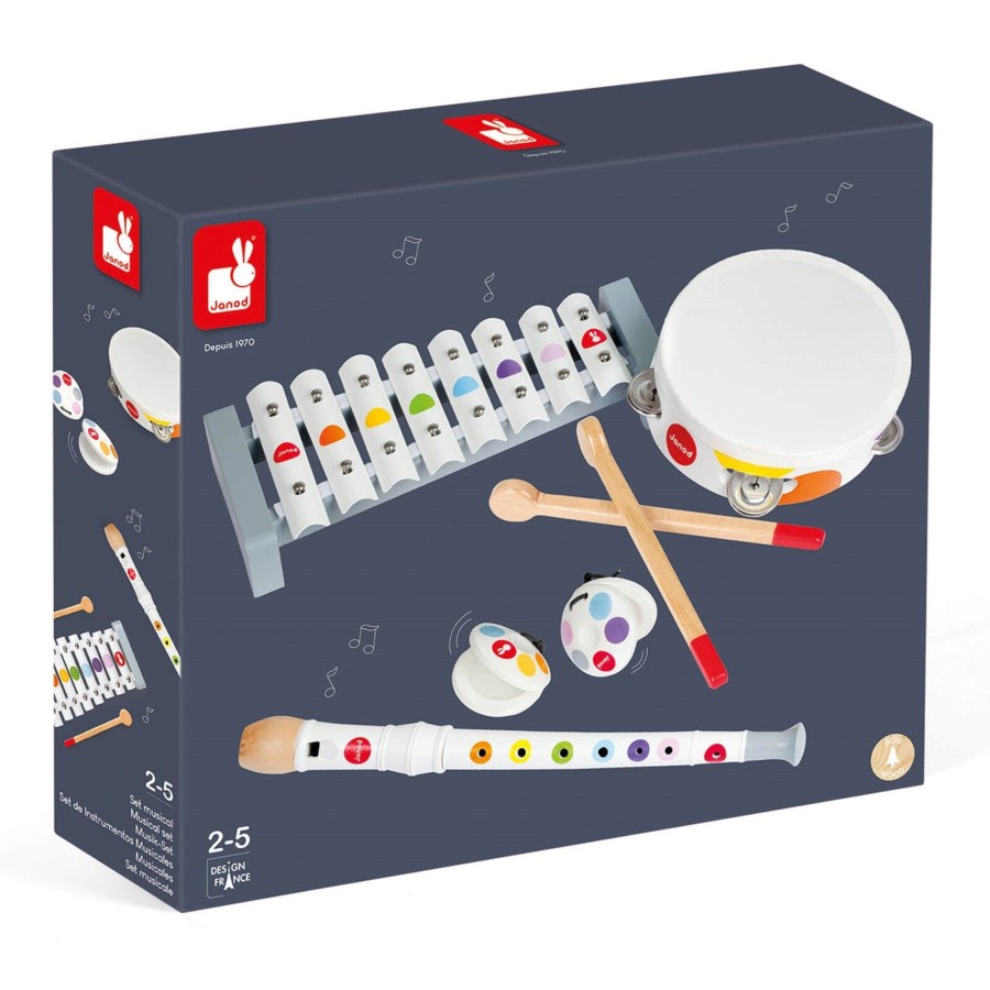 Toys Janod Musical Instruments | Confetti Musical Set