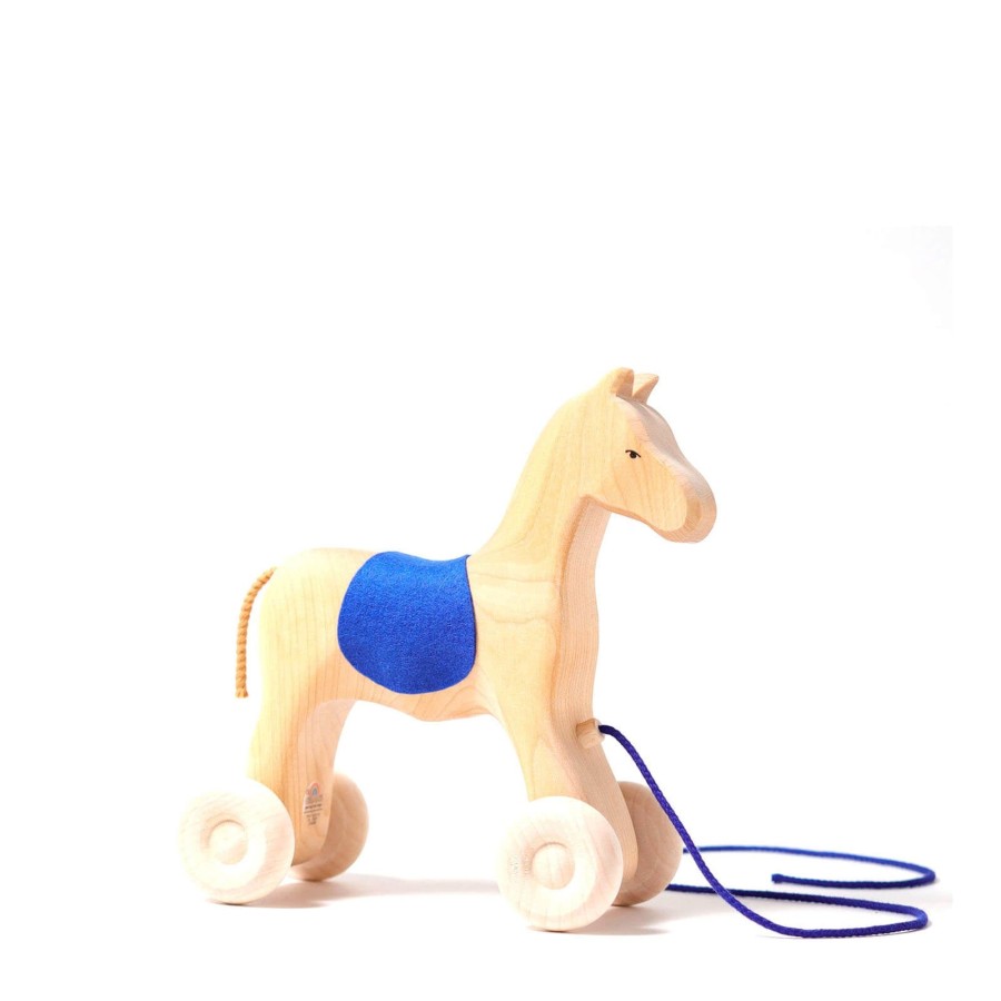 Toys Grimm’s Push & Pull Along Toys | Wooden Pull Along - Horse Holly