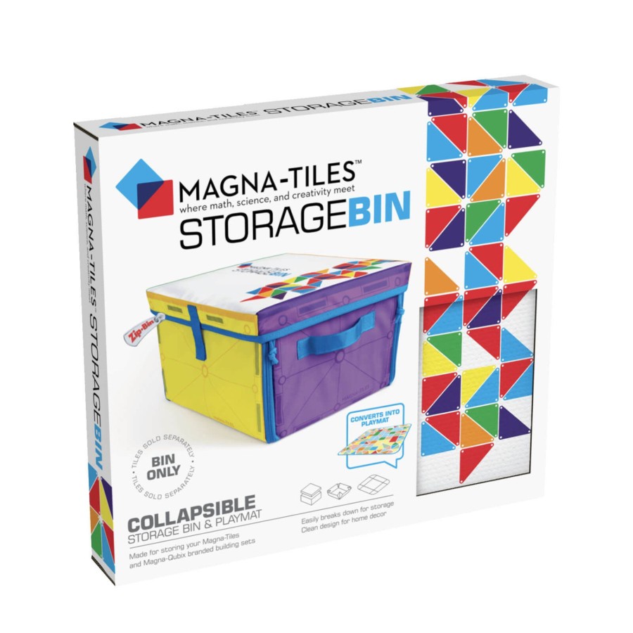 Toys Magna-Tiles Stacking Toys | Storage Bin Play Mat