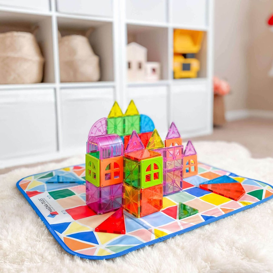 Toys Magna-Tiles Stacking Toys | Storage Bin Play Mat