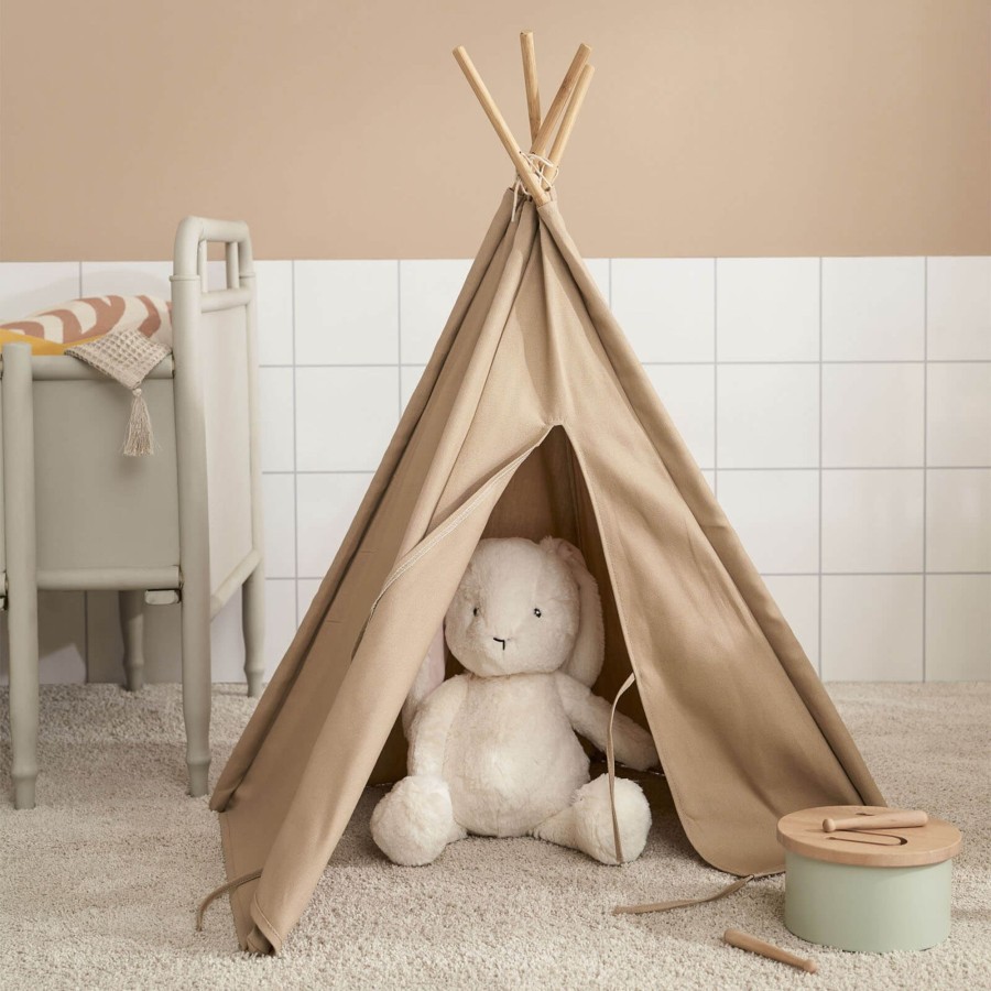 Toys Kids Concept Play Mats, Teepees | Mini Tipi Tent Beige