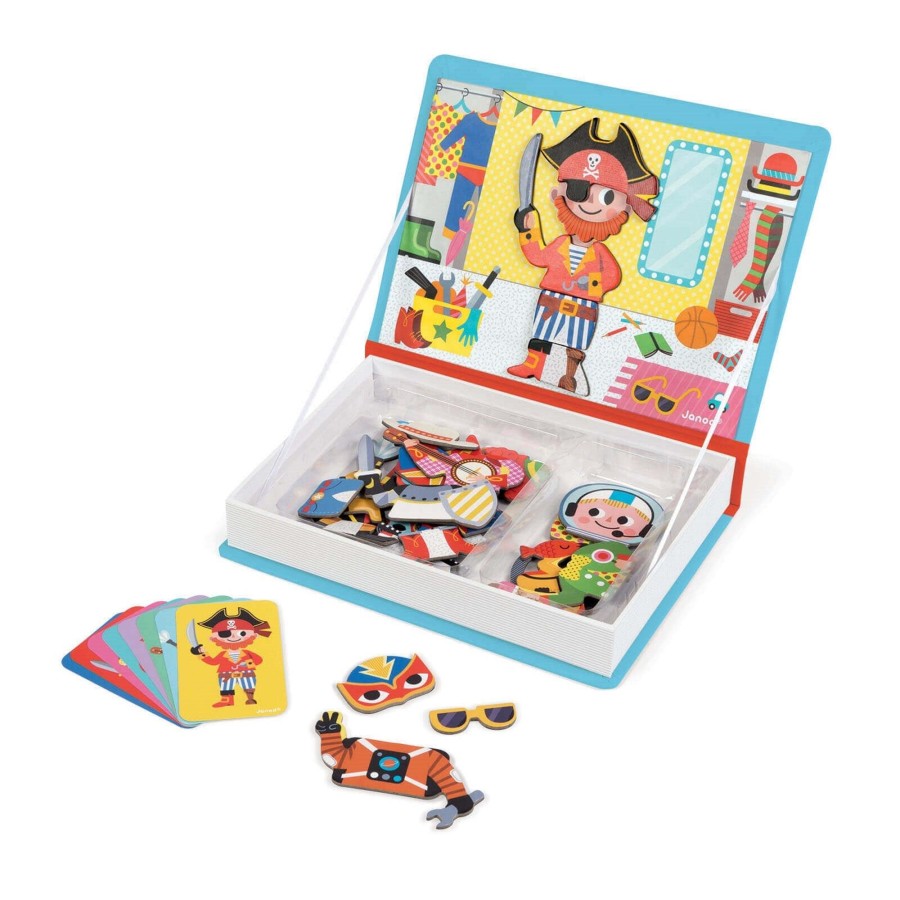 Toys Janod Games, Puzzles, Jigsaws | Boy'S Costumes Magneti Book