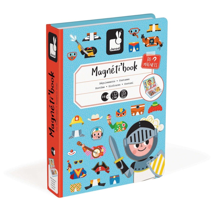 Toys Janod Games, Puzzles, Jigsaws | Boy'S Costumes Magneti Book