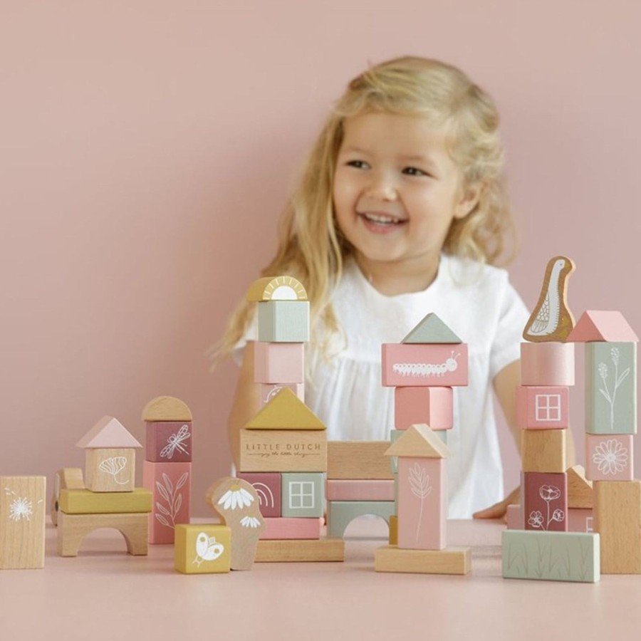 Toys Little Dutch Stacking Toys | Building Blocks Pink