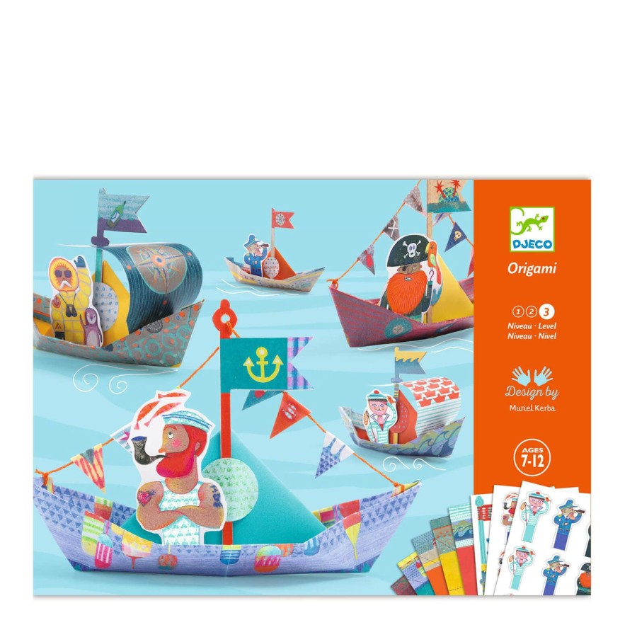 Toys Djeco Arts & Crafts | Origami Craft Set - Floating Boats