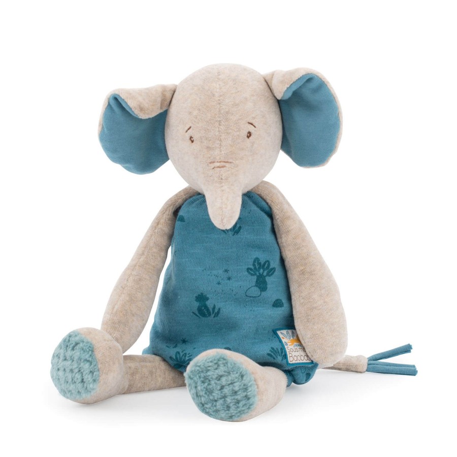 Toys Moulin Roty Soft Toys, Comforters | Bergamote The Elephant Soft Toy