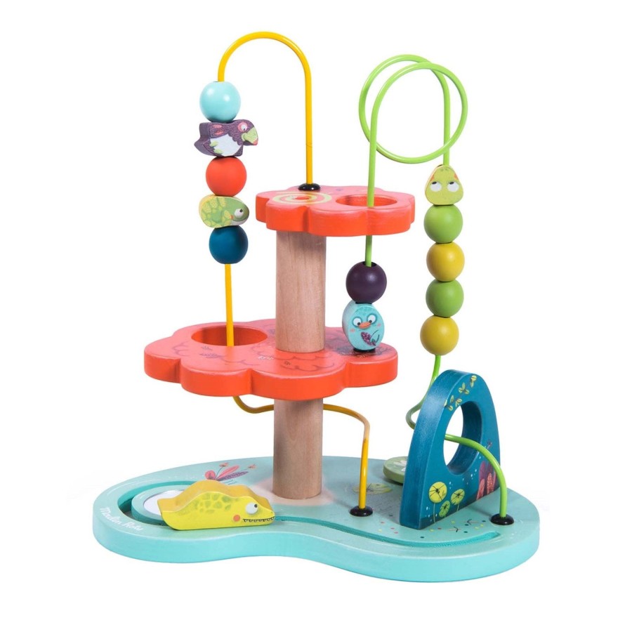 Toys Moulin Roty Shape Sorters, Bead Frames | Les Jouets Bead Maze