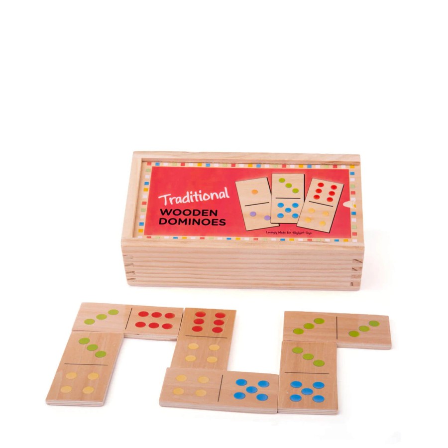 Toys Big Jigs Games, Puzzles, Jigsaws | Traditional Wooden Dominoes