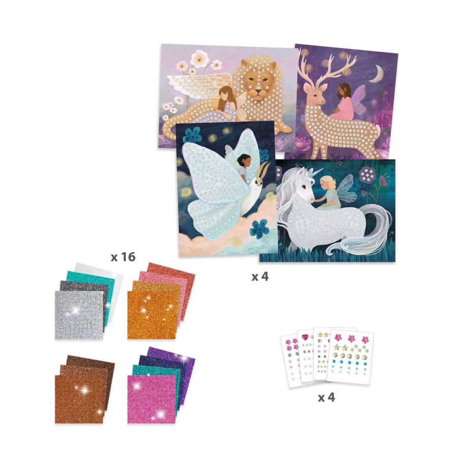 Toys Djeco Arts & Crafts | Mosaic Craft Set - The Enchanted World