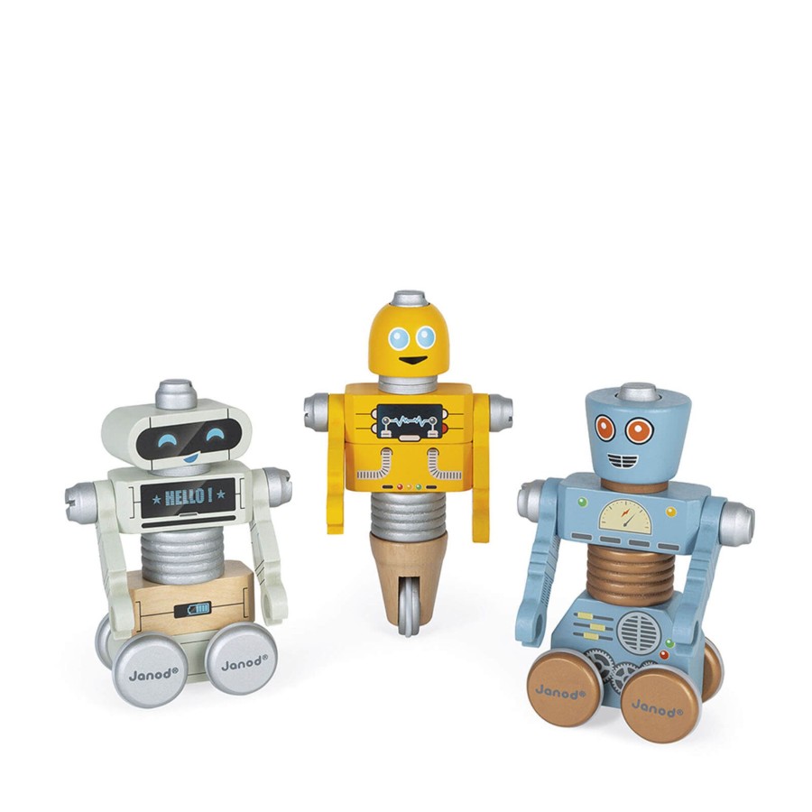 Toys Janod Wooden Toys | Brico'Kids Diy Robots