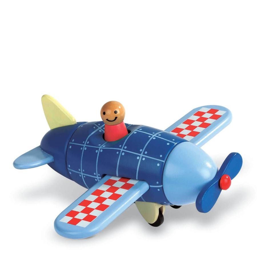 Toys Janod Trains, Cars, Planes | Magnetic Airplane