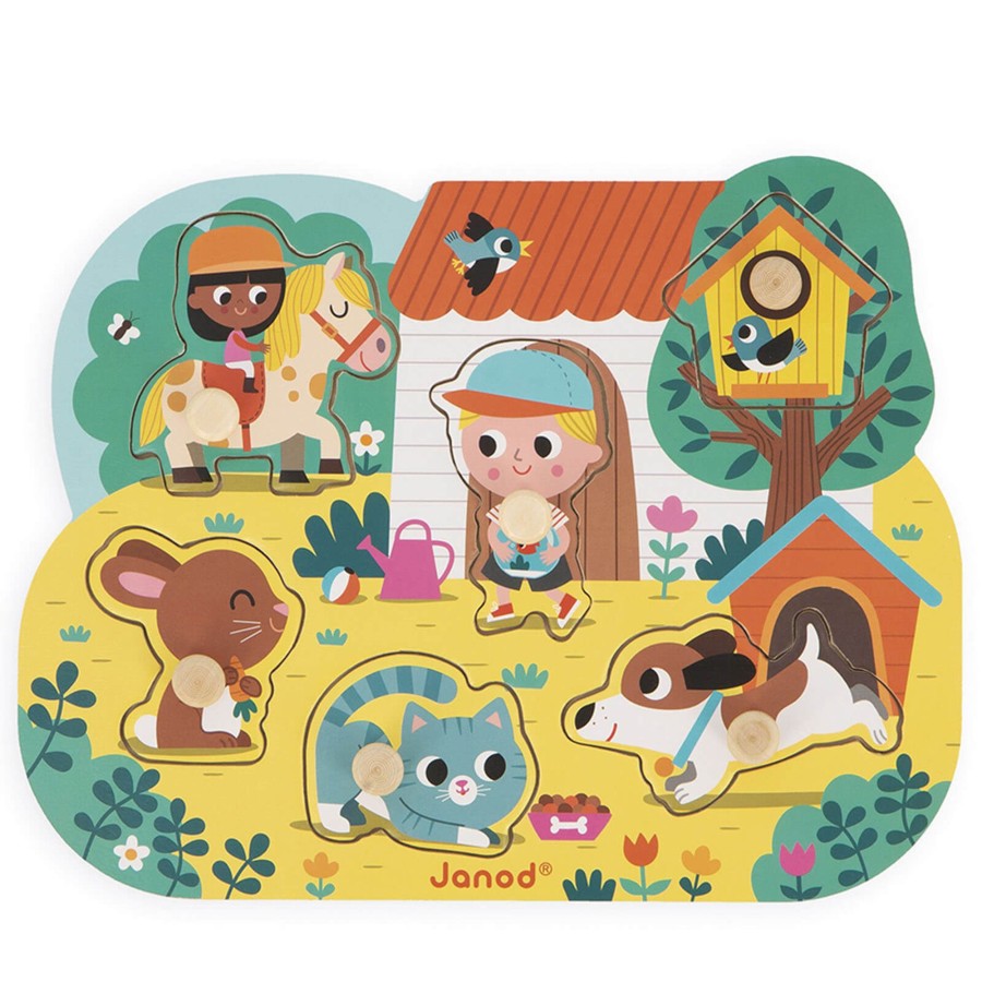 Toys Janod Games, Puzzles, Jigsaws | Country Puzzle