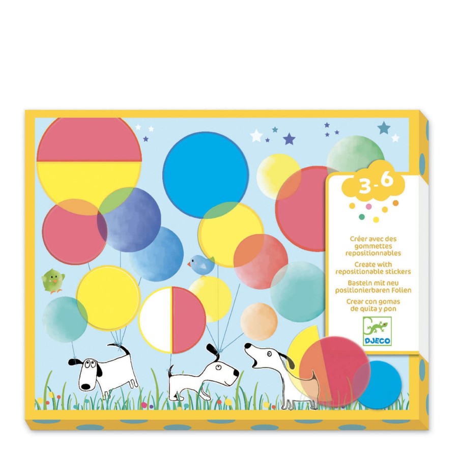 Toys Djeco Arts & Crafts | Stickers Craft Set - Magic Circles