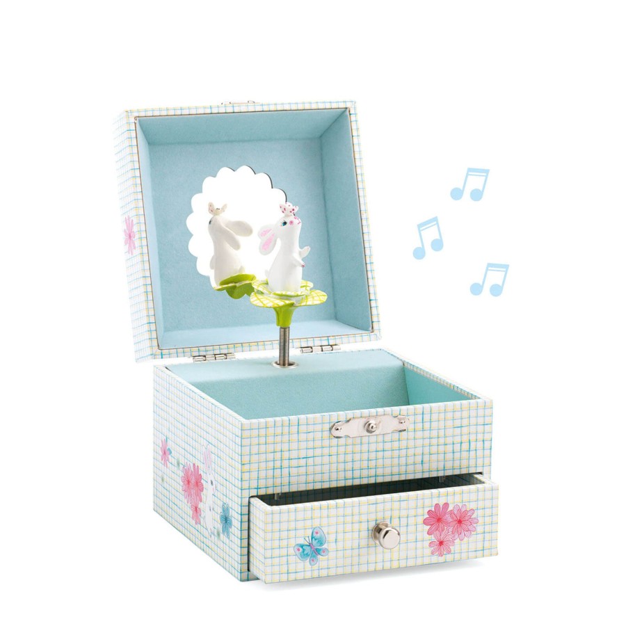 Toys Djeco Music, Money Boxes | Music Jewellery Box - Sweet Rabbits Song