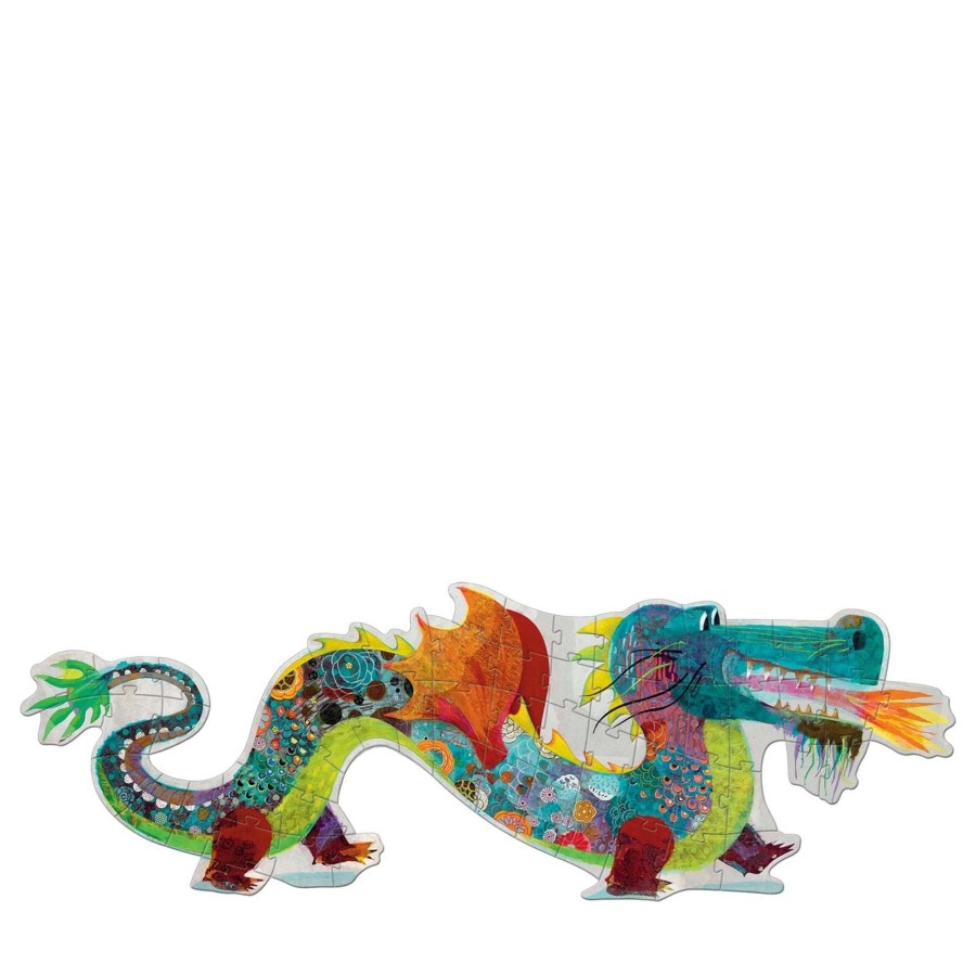 Toys Djeco Games, Puzzles, Jigsaws | Leon The Dragon Giant Puzzle