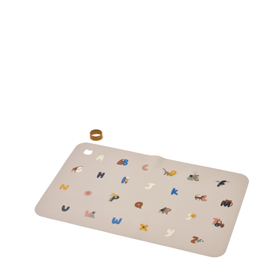 Home Liewood Placemats, Cutlery | Kofi Creativity Mat Alphabet / Sandy