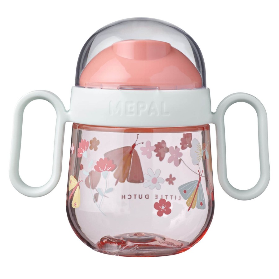 Toys Little Dutch Kitchens, Foods | Non-Spill Sippy Cup 200 Ml - Flowers And Butterflies