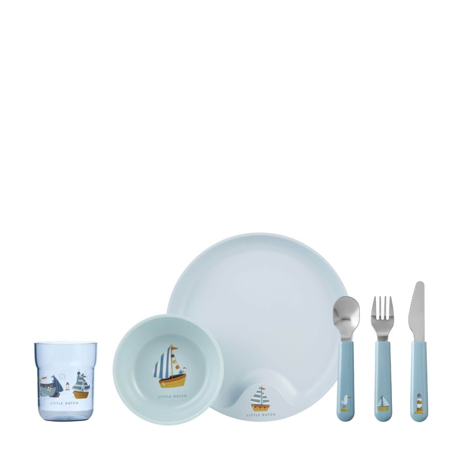 Home Little Dutch Snack Bowls, Plates | Children'S Dinnerware 6 Piece Set - Sailors Bay