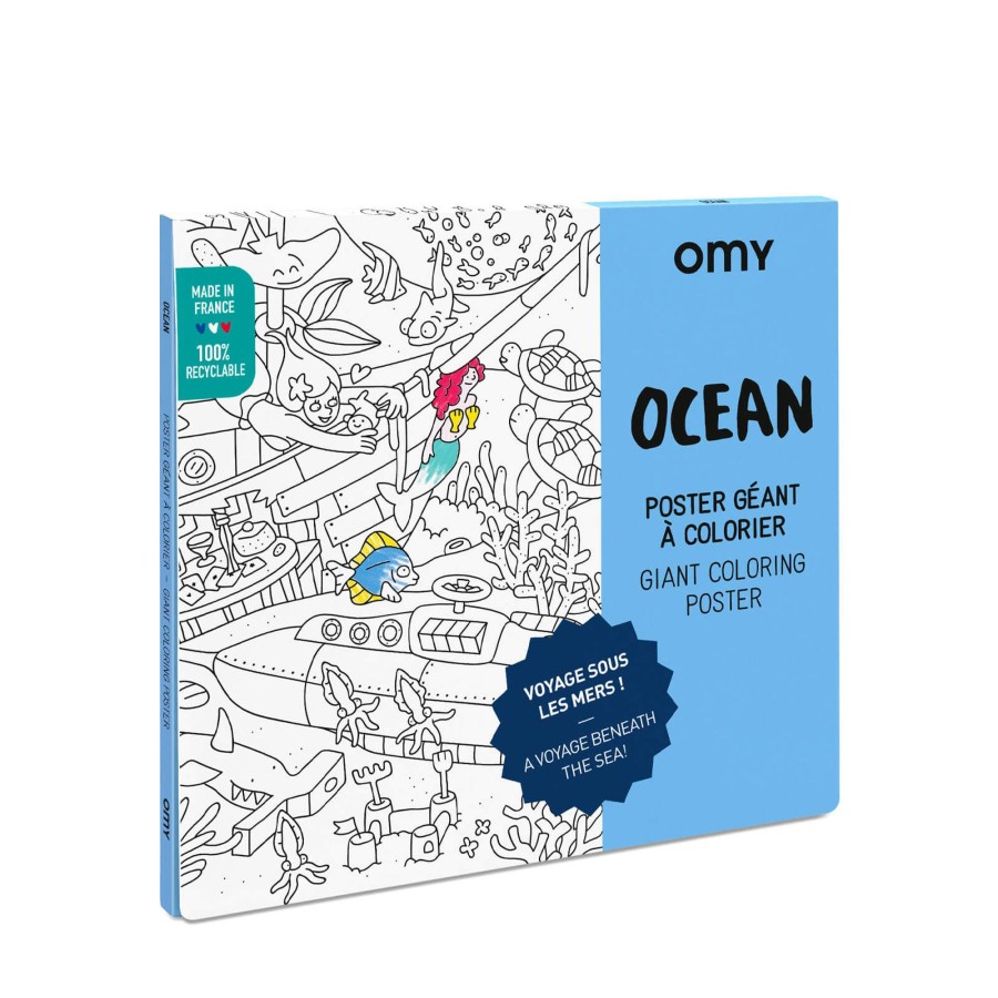 Toys OMY Arts & Crafts | Colouring Poster - Ocean