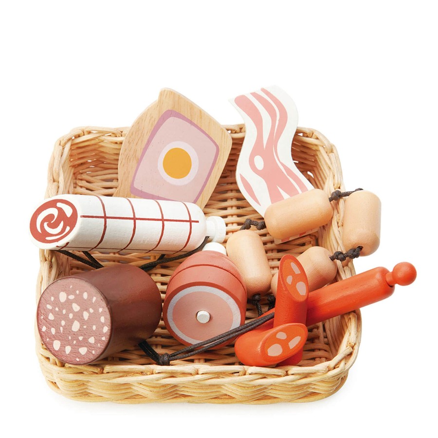 Toys Tender Leaf Wooden Toys | Charcuterie And Basket Set