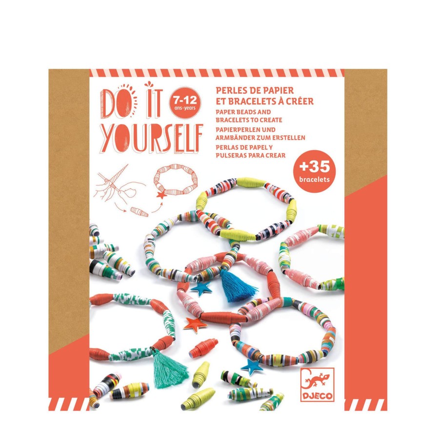 Toys Djeco Arts & Crafts | Do It Yourself Craft Set - Colourful Pop Bracelets