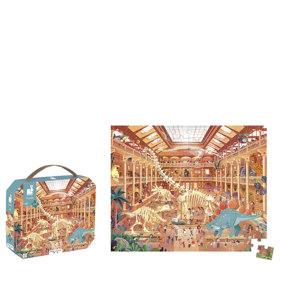 Toys Janod Games, Puzzles, Jigsaws | Natural History Museum Puzzle - 100 Pieces