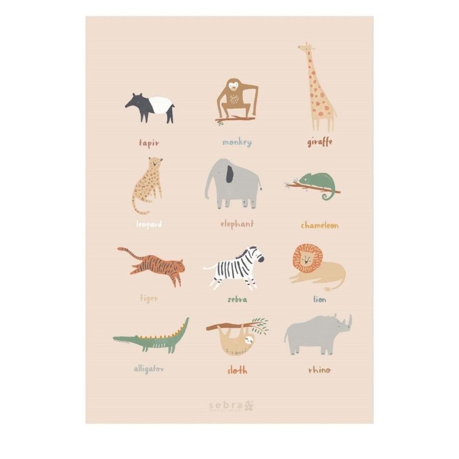 Toys Sebra Arts & Crafts | Poster Wildlife