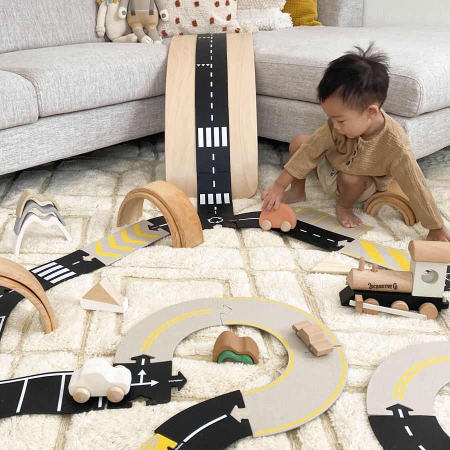 Toys Waytoplay Trains, Cars, Planes | Road To Recovery - Cardboard Road Set