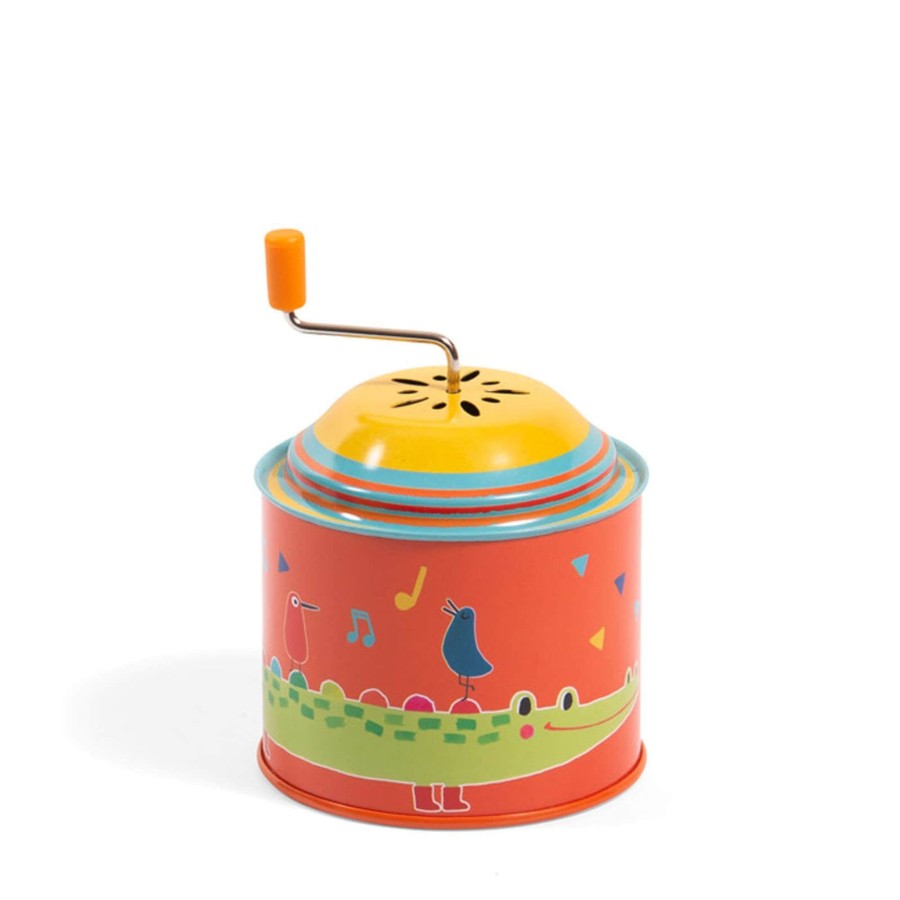 Toys Moulin Roty Musical Instruments | Winding Musical Box - Crocodile