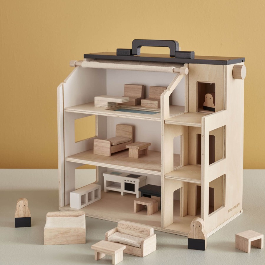 Toys Kids Concept Dolls, Dolls Houses | Aiden Studio House With Furniture