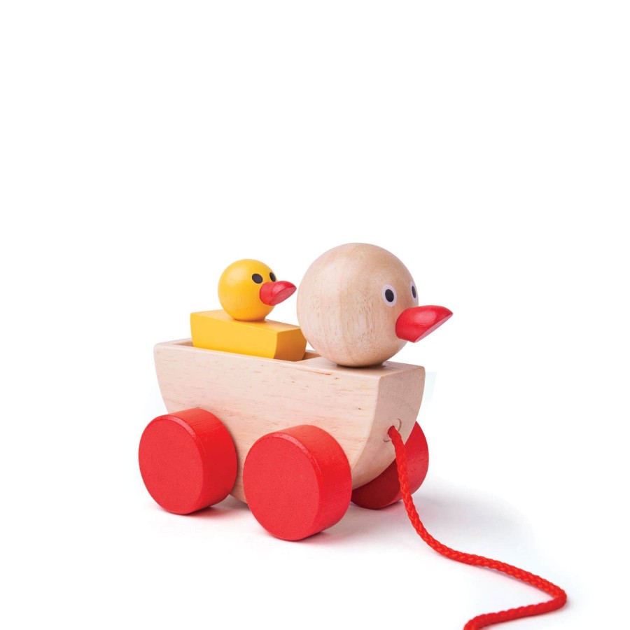 Toys Big Jigs Push & Pull Along Toys | Duck And Duckling Pull Along