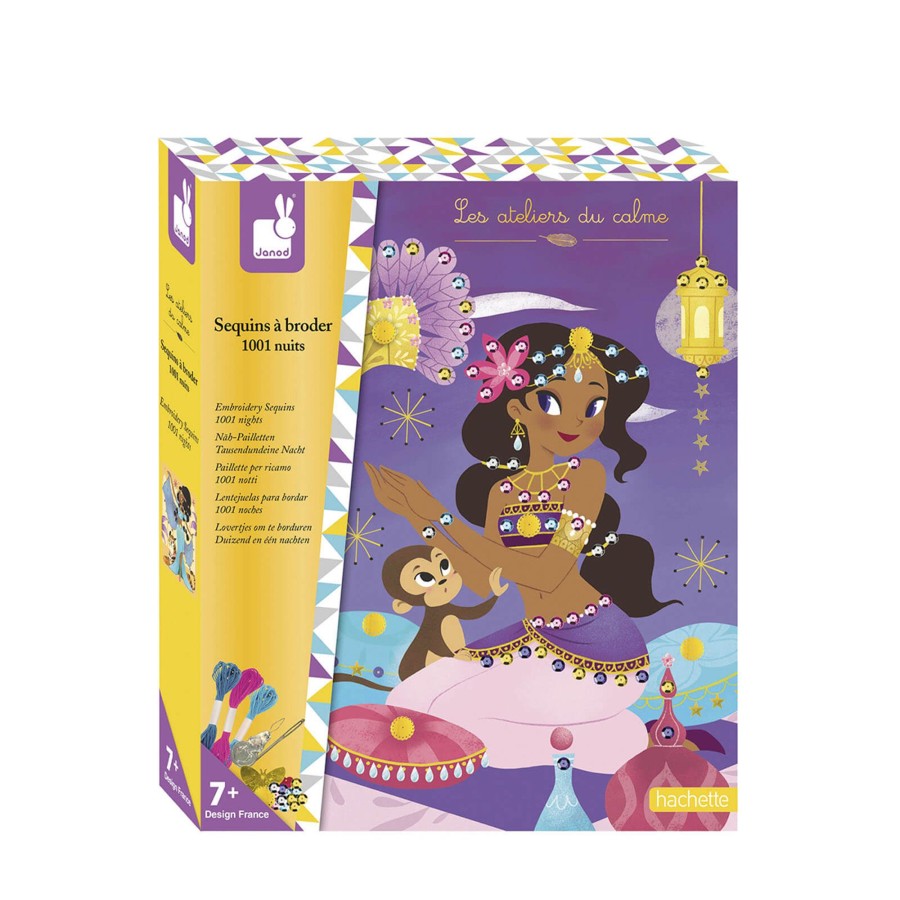 Toys Janod Arts & Crafts | Embroidery Sequins 1001 Nights