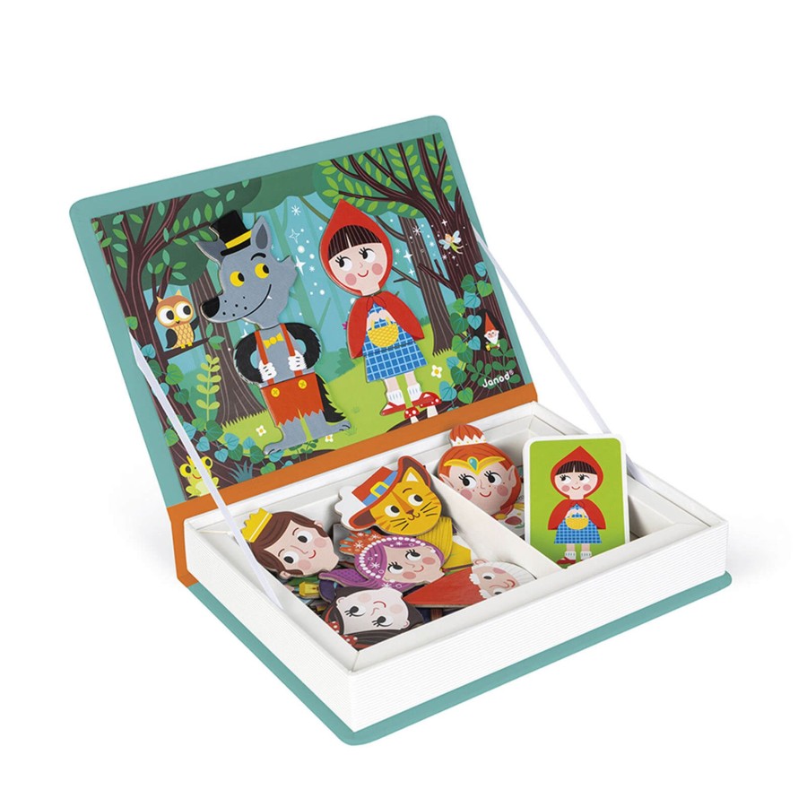 Toys Janod Games, Puzzles, Jigsaws | Fairy Tales Magnetic Book