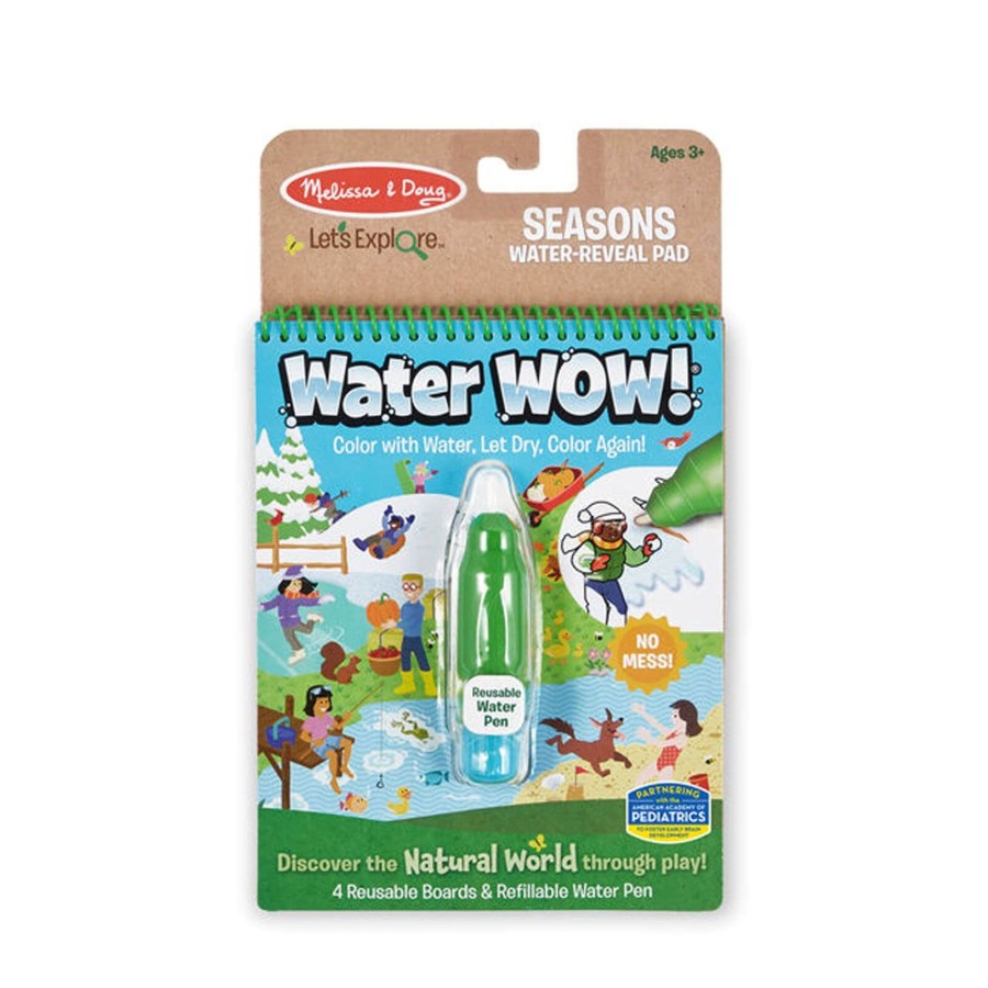 Toys Melissa and Doug Arts & Crafts | Let'S Explore Water Wow! - Seasons