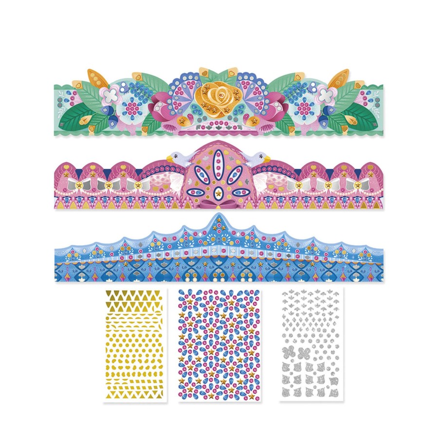 Toys Janod Arts & Crafts | Strass And Stickers Crowns