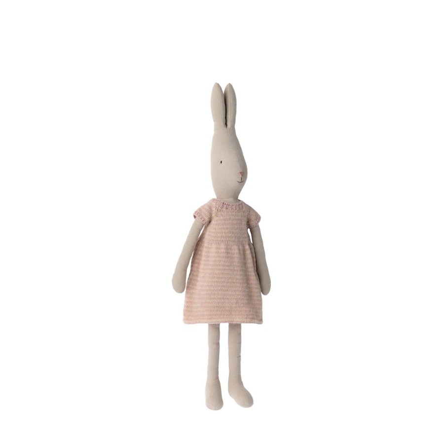 Toys Maileg Soft Toys, Comforters | Rabbit Size 4 - Knitted Dress