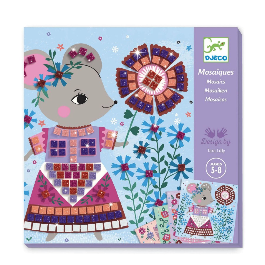 Toys Djeco Arts & Crafts | Mosaic Craft Set - Lovely Pets