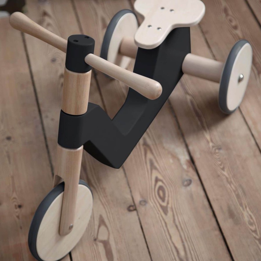 Toys Sebra Bikes, Trikes, Scooters | Wooden Scooter - Black