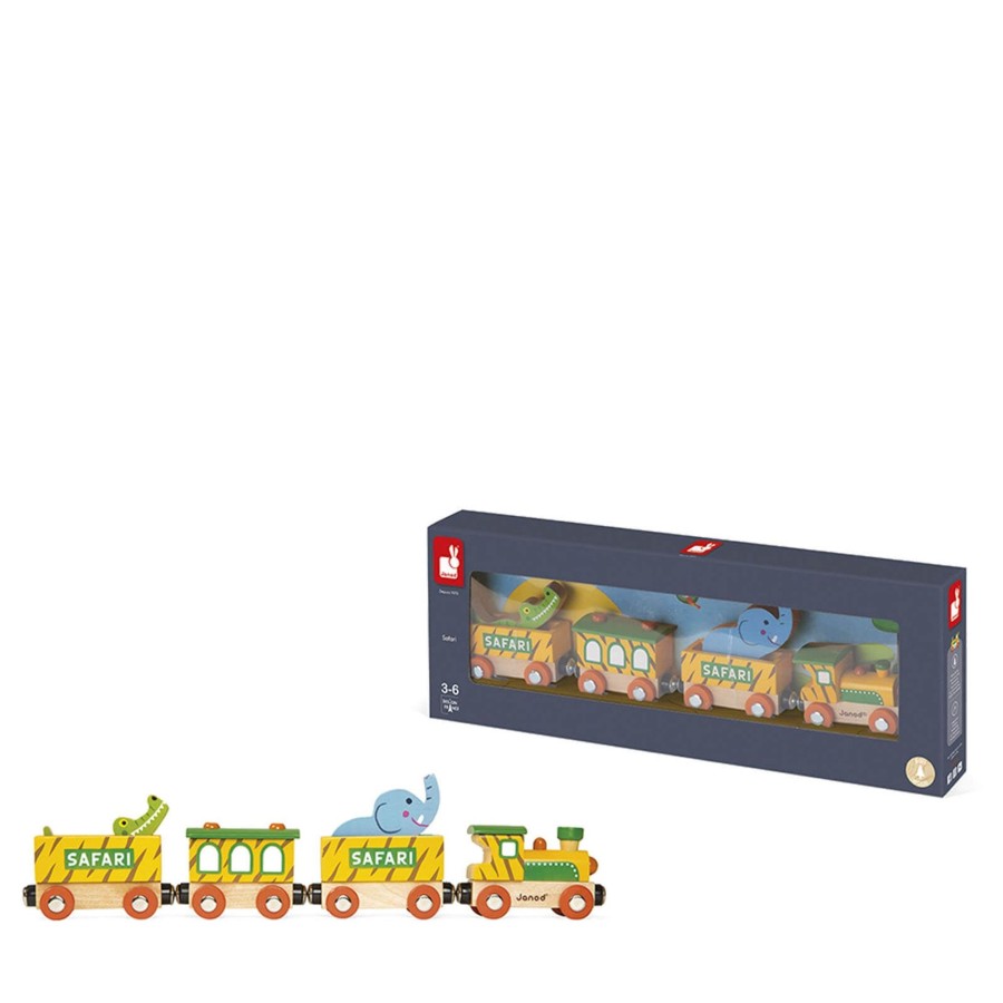 Toys Janod Wooden Toys | Story Safari Train