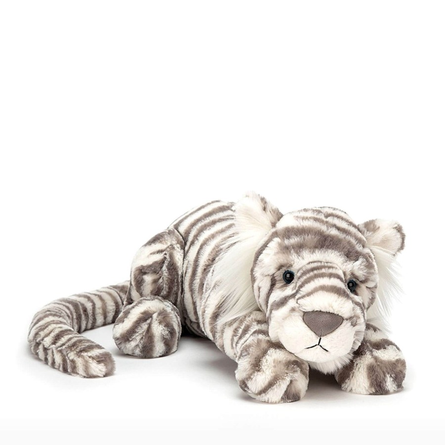 Toys Jellycat Soft Toys, Comforters | Little Sacha Snow Tiger