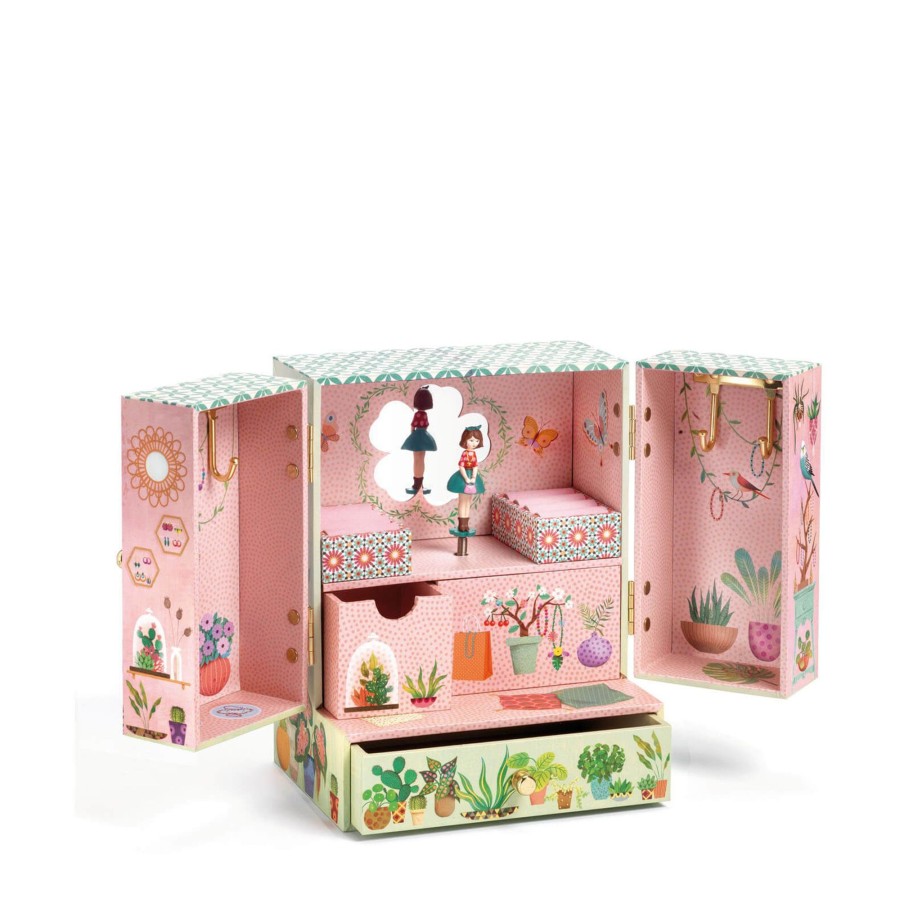 Toys Djeco Music, Money Boxes | Music Jewellery Box - Secret Garden