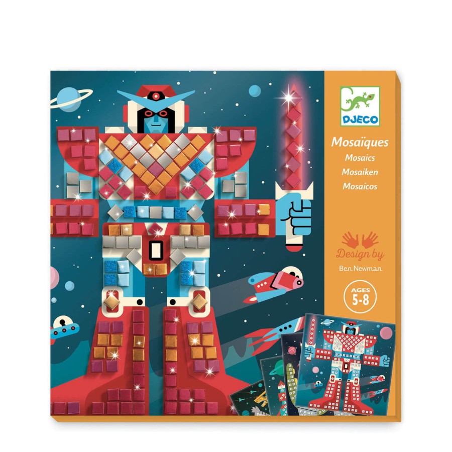 Toys Djeco Arts & Crafts | Mosaic Craft Set - Space Battle