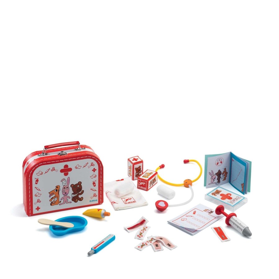 Toys Djeco Doctor'S Sets, Role Play | Bobo Doudou Veterinary Play Set