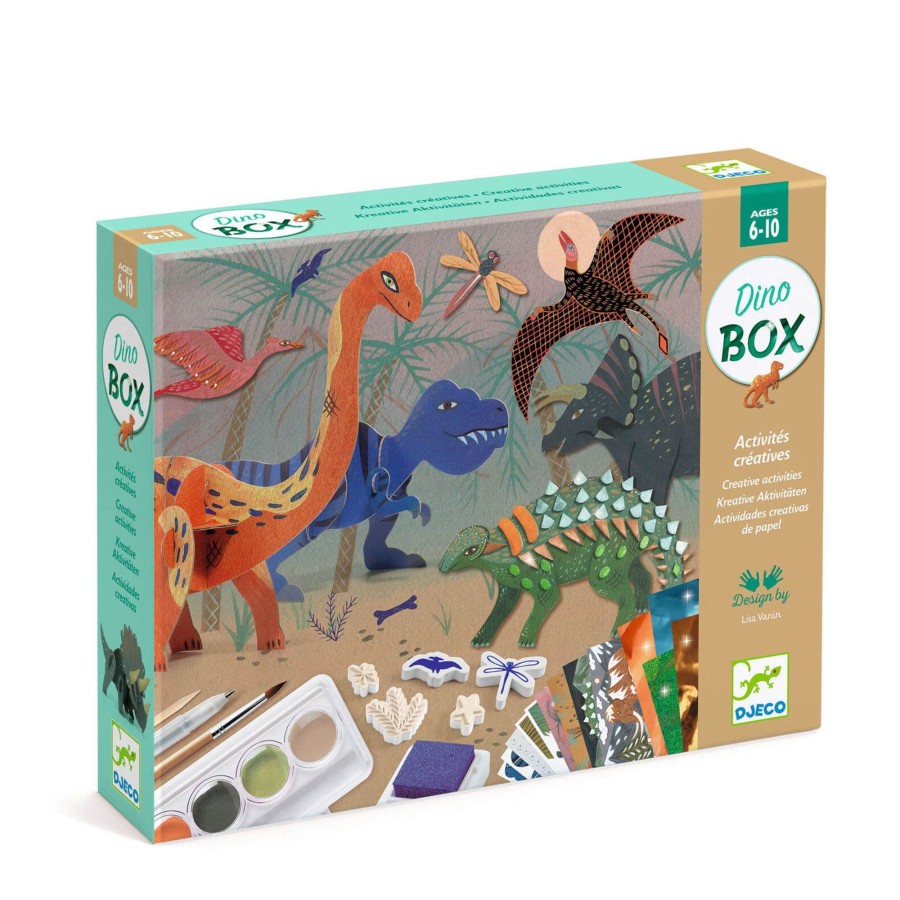 Toys Djeco Arts & Crafts | Creativity Activities - The World Of Dinosaurs