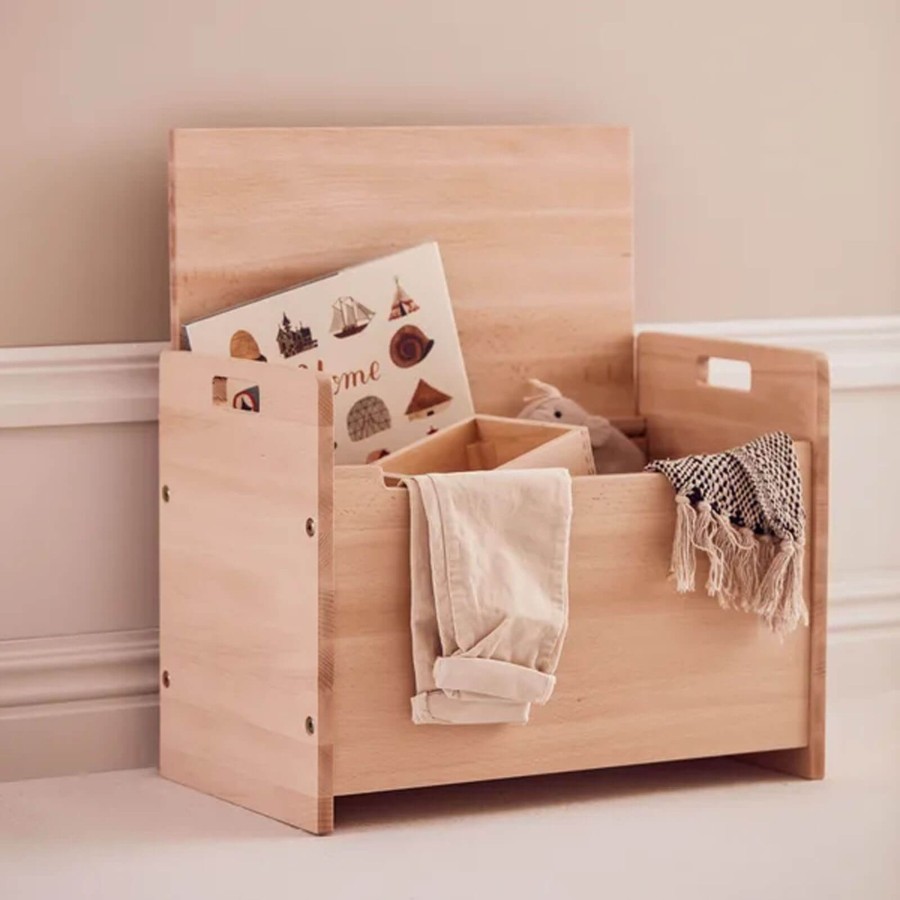 Home Kids Concept Toy Storage | Toy Chest Saga Blonde