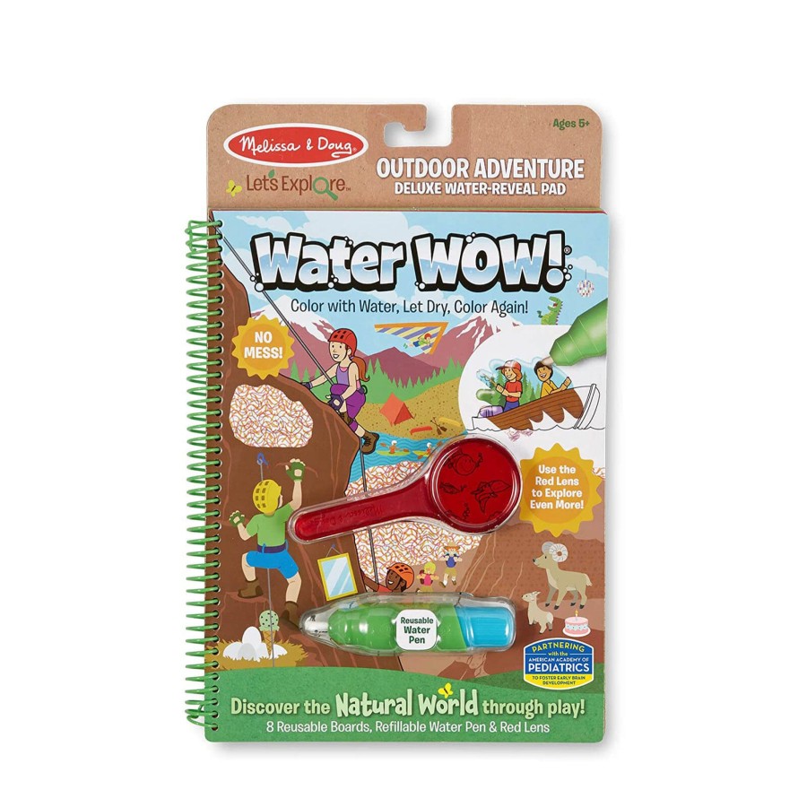 Toys Melissa and Doug Arts & Crafts | Let'S Explore Water Wow! - Outdoor Adventure